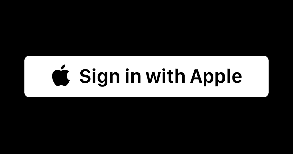 Sign in with apple